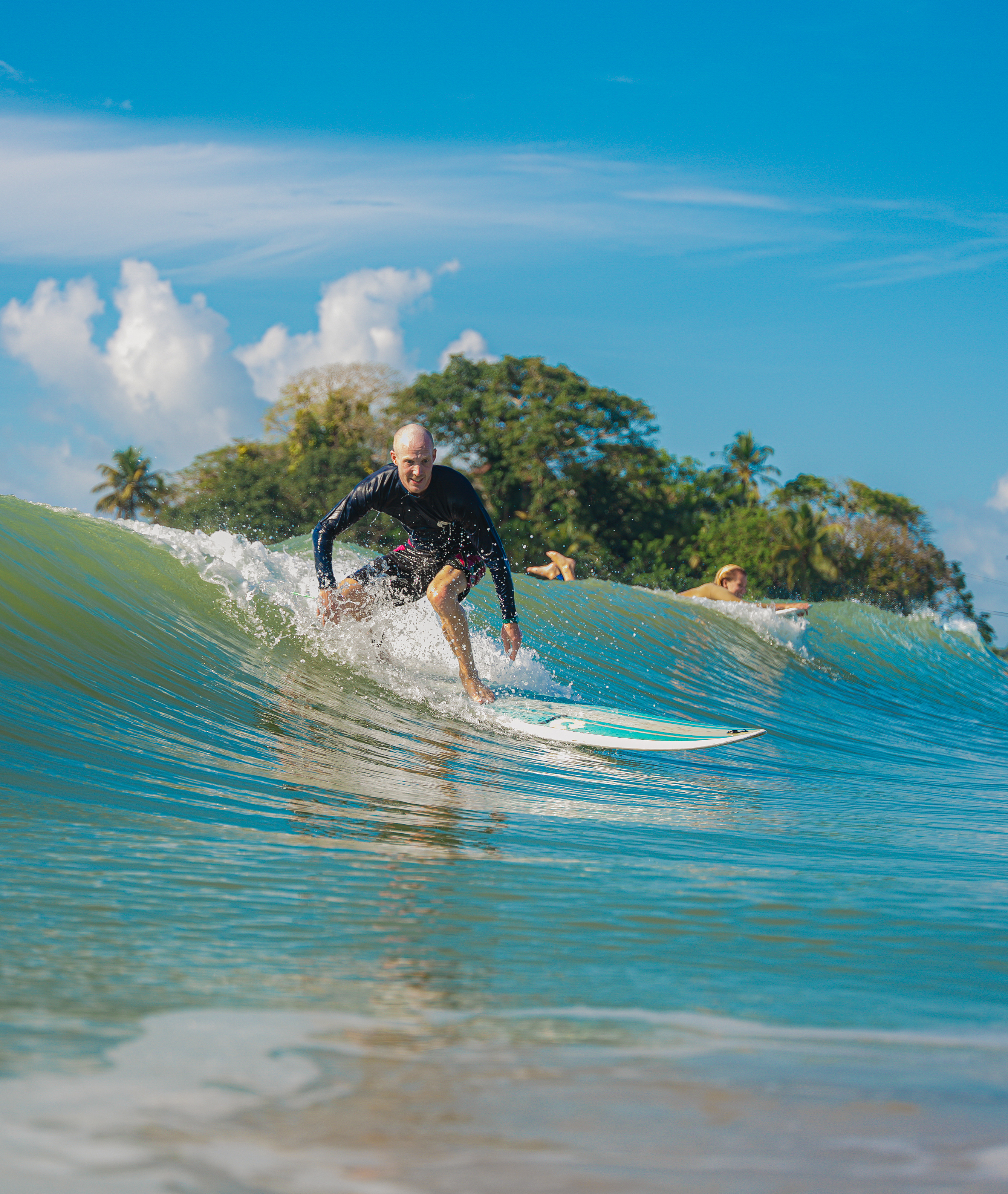 Local Sri Lankan surfer